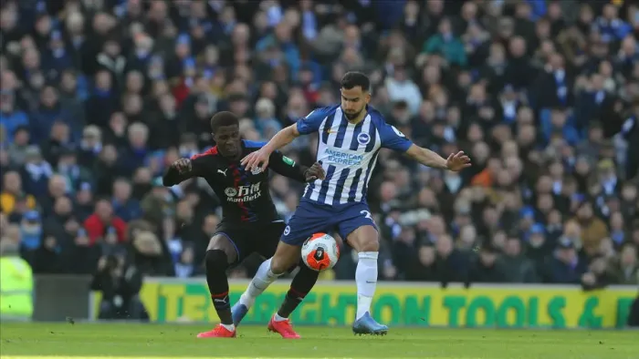 Framed Print : Intense Clash: Brighton & Hove Albion vs. Crystal Palace (February 29, 2020) - Premier League Framed Print : Intense Clash: Brighton & Hove Albion vs. Crystal Palace (February 29, 2020) - Premier League