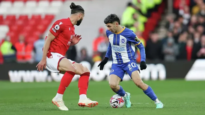 Framed Print : Intense Face-Off: Brighton and Hove Albion vs. Nottingham Forest (Premier League, 26APR23) Framed Print : Intense Face-Off: Brighton and Hove Albion vs. Nottingham Forest (Premier League, 26APR23)