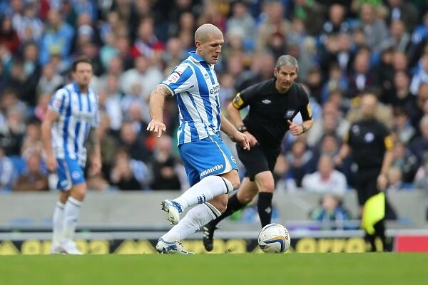 Intense Focus: Adam El-Abd's Concentration in Brighton & Hove Albion vs Middlesbrough (Npower Championship, 20-10-2012)
