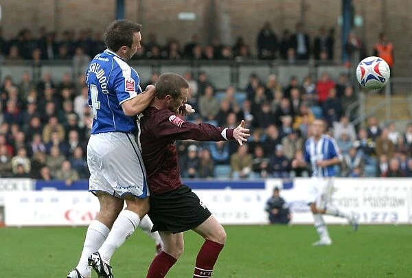 Intense Football Rivalry: Brighton and Hove Albion vs. Northampton Town at Withdean Stadium