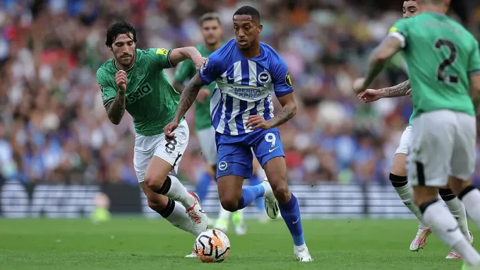 Framed Print : Intense Match Action: Brighton & Hove Albion vs. Newcastle United - 2023 / 24 Premier League Clash at American Express Stadium Framed Print : Intense Match Action: Brighton & Hove Albion vs. Newcastle United - 2023 / 24 Premier League Clash at American Express Stadium