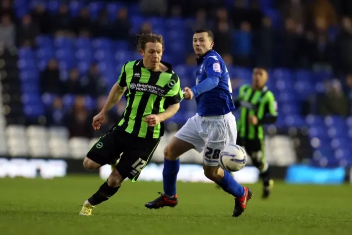 Framed Print : Intense Moment: Craig Mackail-Smith Charges Forward Against Birmingham City in Npower Championship Clash (January 2013) Framed Print : Intense Moment: Craig Mackail-Smith Charges Forward Against Birmingham City in Npower Championship Clash (January 2013)