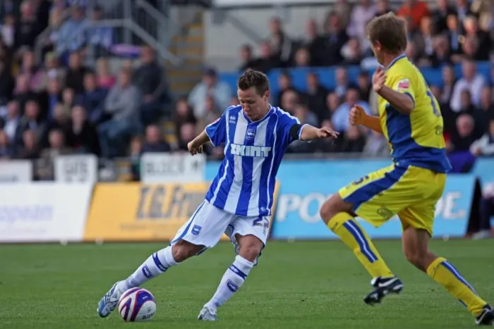 Framed Print : Intense Moment: Leeds United vs. Brighton & Hove Albion FC - Home Game Match Action Framed Print : Intense Moment: Leeds United vs. Brighton & Hove Albion FC - Home Game Match Action