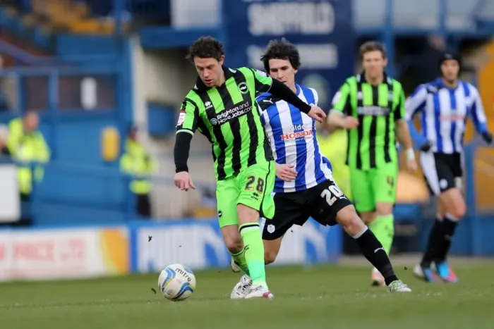 Framed Print : Intense Moment: Wayne Bridge's Focus at Hillsborough - Brighton & Hove Albion vs Sheffield Wednesday, February 2, 2013 Framed Print : Intense Moment: Wayne Bridge's Focus at Hillsborough - Brighton & Hove Albion vs Sheffield Wednesday, February 2, 2013