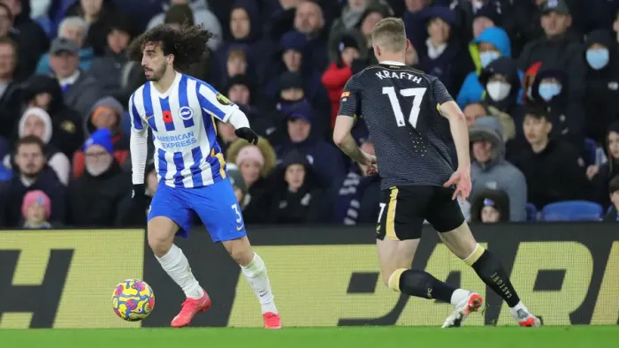 Framed Print : Intense Premier League Clash: Brighton & Hove Albion vs. Newcastle United (November 6, 2021) Framed Print : Intense Premier League Clash: Brighton & Hove Albion vs. Newcastle United (November 6, 2021)