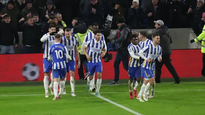 Framed Print : Intense Premier League Clash: Brighton & Hove Albion vs. Chelsea (18Jan22) Framed Print : Intense Premier League Clash: Brighton & Hove Albion vs. Chelsea (18Jan22)