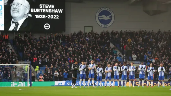 Framed Print : Intense Premier League Clash: Brighton & Hove Albion vs. Burnley (19Feb22) Framed Print : Intense Premier League Clash: Brighton & Hove Albion vs. Burnley (19Feb22)