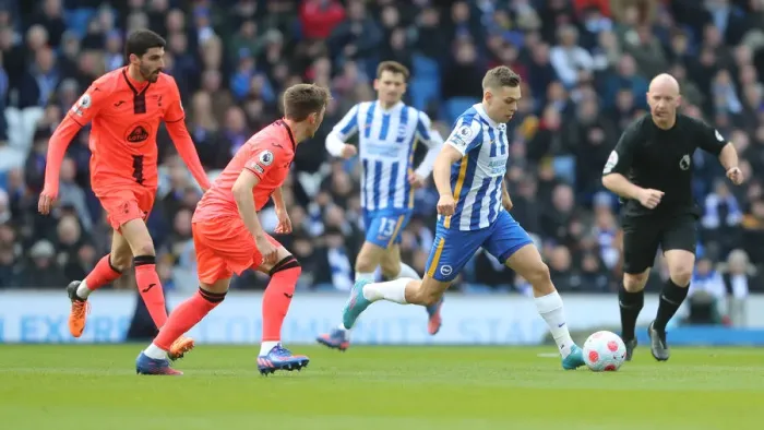 Framed Print : Intense Premier League Clash: Brighton & Hove Albion vs. Norwich City (02APR22) Framed Print : Intense Premier League Clash: Brighton & Hove Albion vs. Norwich City (02APR22)