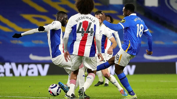 Intense Premier League Clash: Brighton vs. Crystal Palace (22FEB21) - Match Action from American Express Community Stadium