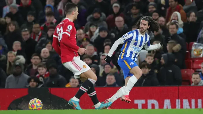 Framed Print : Intense Premier League Clash: Manchester United vs. Brighton and Hove Albion (15FEB22) Framed Print : Intense Premier League Clash: Manchester United vs. Brighton and Hove Albion (15FEB22)