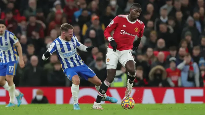 Framed Print : Intense Premier League Clash: Manchester United vs. Brighton & Hove Albion (15FEB22) Framed Print : Intense Premier League Clash: Manchester United vs. Brighton & Hove Albion (15FEB22)