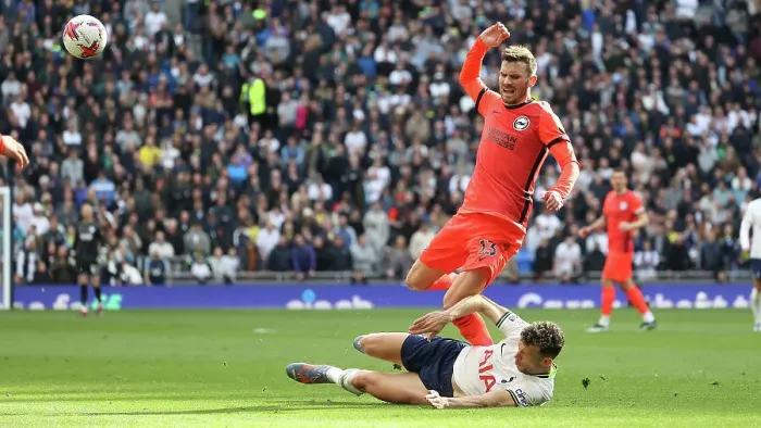 Framed Print : Intense Premier League Clash: Tottenham vs. Brighton (08APR23) Framed Print : Intense Premier League Clash: Tottenham vs. Brighton (08APR23)