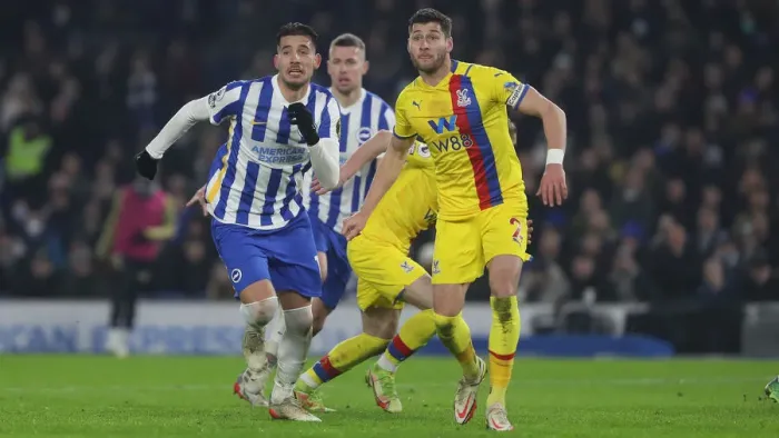 Framed Print : Intense Premier League Rivalry: Brighton & Hove Albion vs. Crystal Palace (14JAN22)
