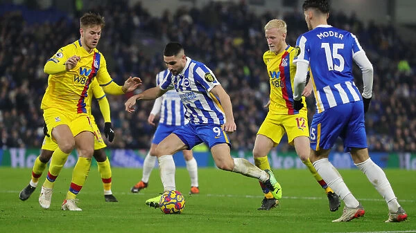 Intense Premier League Rivalry: Brighton vs. Crystal Palace (14JAN22) - A High-Stakes Showdown at the American Express Community Stadium
