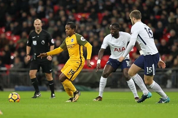 Intense Premier League Showdown: Tottenham Hotspur vs. Brighton and Hove Albion at Wembley Stadium (13DEC17)