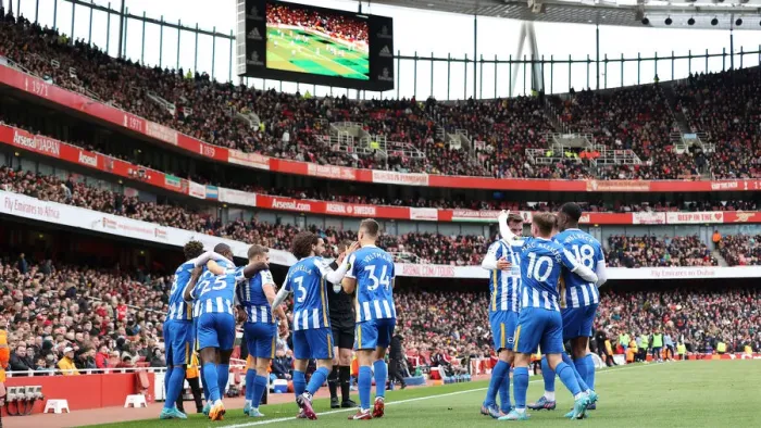 Framed Print : Intense Premier League Showdown: Arsenal vs. Brighton & Hove Albion (09APR22) - Battle at the Emirates Framed Print : Intense Premier League Showdown: Arsenal vs. Brighton & Hove Albion (09APR22) - Battle at the Emirates