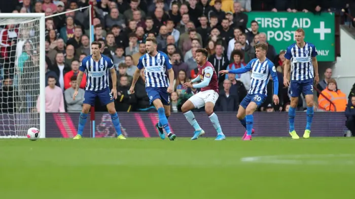 Framed Print : Intense Premier League Showdown: Aston Villa vs. Brighton and Hove Albion at Villa Park (19OCT19) Framed Print : Intense Premier League Showdown: Aston Villa vs. Brighton and Hove Albion at Villa Park (19OCT19)
