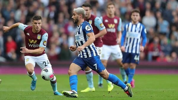 Intense Premier League Showdown: Aston Villa vs. Brighton and Hove Albion at Villa Park (19OCT19)