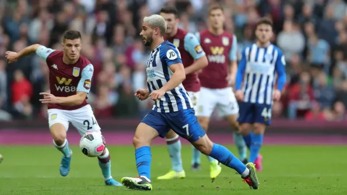 Framed Print : Intense Premier League Showdown: Aston Villa vs. Brighton and Hove Albion at Villa Park (19OCT19) Framed Print : Intense Premier League Showdown: Aston Villa vs. Brighton and Hove Albion at Villa Park (19OCT19)
