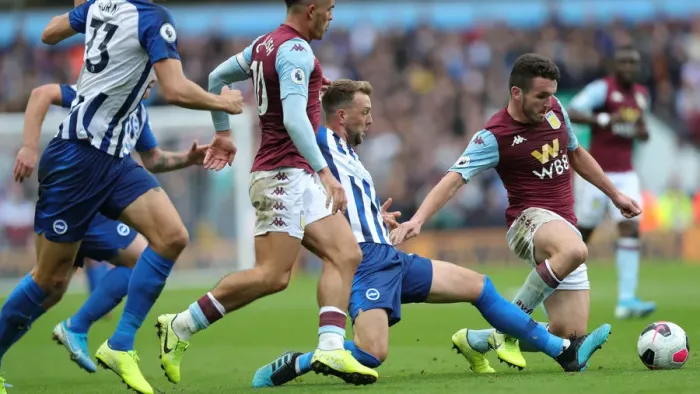 Framed Print : Intense Premier League Showdown: Aston Villa vs. Brighton & Hove Albion at Villa Park (19OCT19) Framed Print : Intense Premier League Showdown: Aston Villa vs. Brighton & Hove Albion at Villa Park (19OCT19)