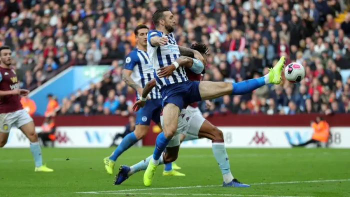 Framed Print : Intense Premier League Showdown: Aston Villa vs. Brighton & Hove Albion at Villa Park (19OCT19) Framed Print : Intense Premier League Showdown: Aston Villa vs. Brighton & Hove Albion at Villa Park (19OCT19)