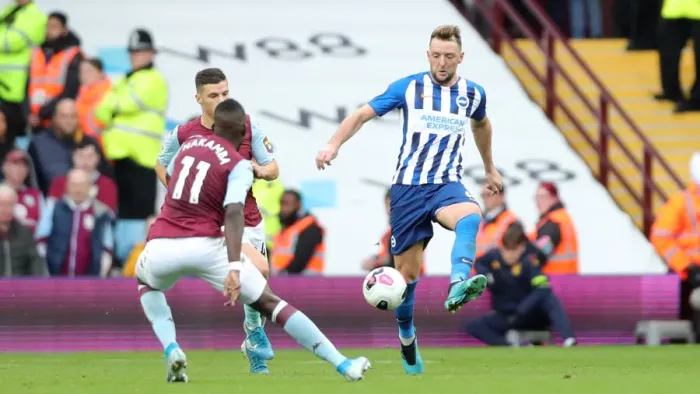 Framed Print : Intense Premier League Showdown: Aston Villa vs. Brighton and Hove Albion at Villa Park (19OCT19)