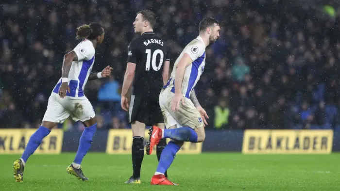 Framed Print : Intense Premier League Showdown: Brighton & Hove Albion vs. Burnley (09FEB19)