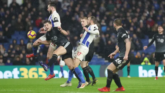 Framed Print : Intense Premier League Showdown: Brighton & Hove Albion vs. Burnley (February 2019) Framed Print : Intense Premier League Showdown: Brighton & Hove Albion vs. Burnley (February 2019)