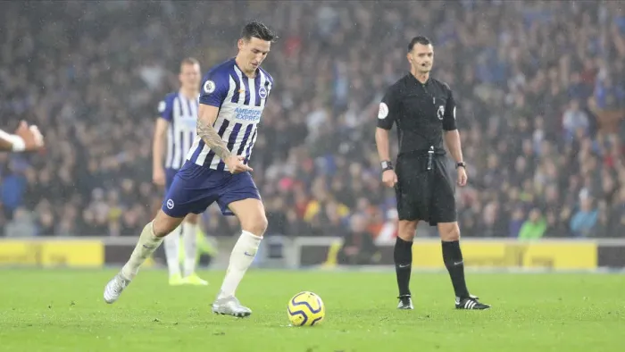 Framed Print : Intense Premier League Showdown: Brighton & Hove Albion vs. Everton (26OCT19)