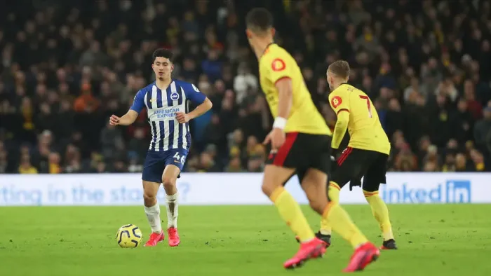 Framed Print : Intense Premier League Showdown: Brighton & Hove Albion vs. Watford (08FEB20) Framed Print : Intense Premier League Showdown: Brighton & Hove Albion vs. Watford (08FEB20)