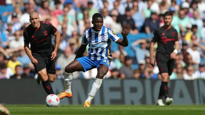 Framed Print : Intense Premier League Showdown: Brighton & Hove Albion vs. Southampton (24APR22)