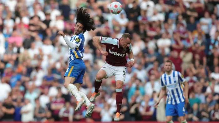 Framed Print : Intense Premier League Showdown: Brighton & Hove Albion vs. West Ham United (22May22)