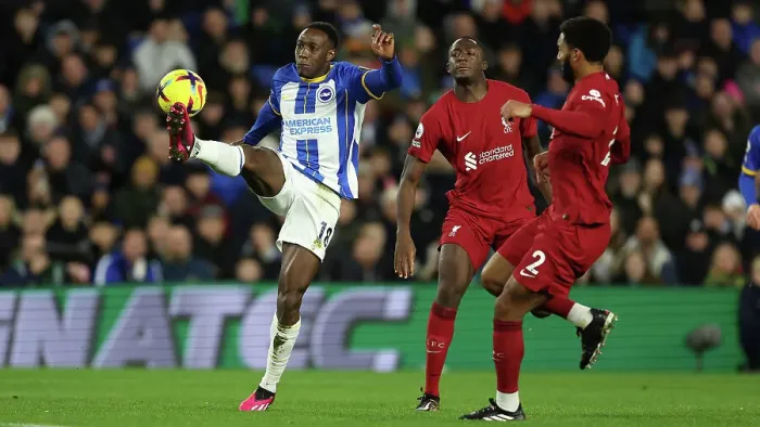 Framed Print : Intense Premier League Showdown: Brighton & Hove Albion vs. Liverpool (14Jan23) Framed Print : Intense Premier League Showdown: Brighton & Hove Albion vs. Liverpool (14Jan23)