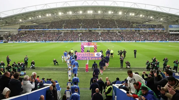 Framed Print : Intense Premier League Showdown: Brighton & Hove Albion vs. Everton (08MAY23) Framed Print : Intense Premier League Showdown: Brighton & Hove Albion vs. Everton (08MAY23)