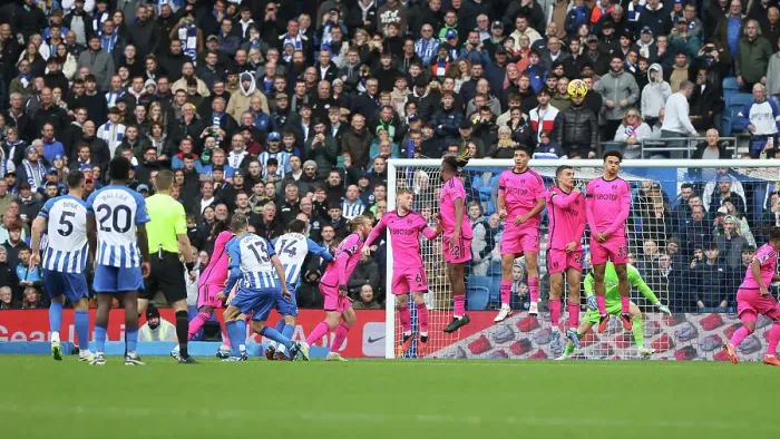 Framed Print : Intense Premier League Showdown: Brighton & Hove Albion vs. Fulham (29.10.23) Framed Print : Intense Premier League Showdown: Brighton & Hove Albion vs. Fulham (29.10.23)