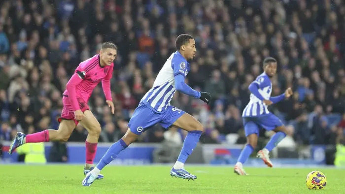 Framed Print : Intense Premier League Showdown: Brighton & Hove Albion vs. Fulham (29th October 2023) Framed Print : Intense Premier League Showdown: Brighton & Hove Albion vs. Fulham (29th October 2023)