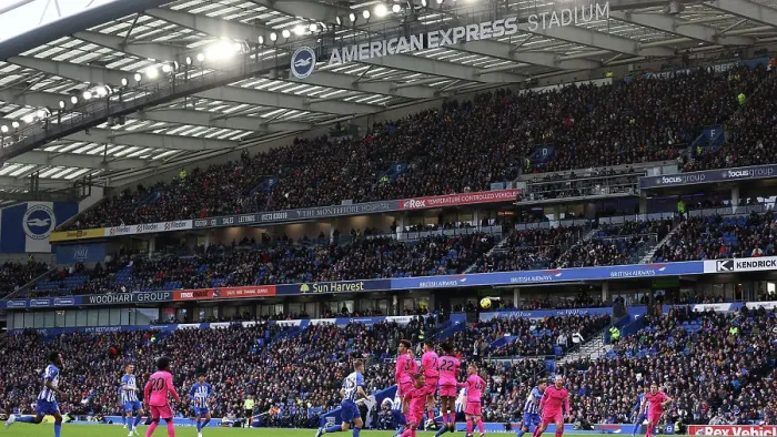 Framed Print : Intense Premier League Showdown: Brighton & Hove Albion vs. Fulham (29th October 2023) Framed Print : Intense Premier League Showdown: Brighton & Hove Albion vs. Fulham (29th October 2023)