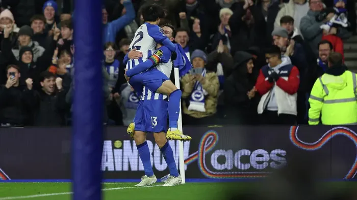 Framed Print : Intense Premier League Showdown: Brighton & Hove Albion vs. Brentford (6th December 2023) Framed Print : Intense Premier League Showdown: Brighton & Hove Albion vs. Brentford (6th December 2023)