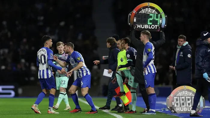 Framed Print : Intense Premier League Showdown: Brighton & Hove Albion vs. Brentford (06DEC23) Framed Print : Intense Premier League Showdown: Brighton & Hove Albion vs. Brentford (06DEC23)