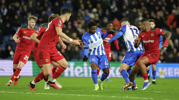 Framed Print : Intense Premier League Showdown: Brighton & Hove Albion vs. Wolverhampton Wanderers (January 21, 2024) Framed Print : Intense Premier League Showdown: Brighton & Hove Albion vs. Wolverhampton Wanderers (January 21, 2024)