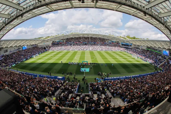 Framed Print : Intense Premier League Showdown: Brighton & Hove Albion vs Manchester City (May 12, 2019) Framed Print : Intense Premier League Showdown: Brighton & Hove Albion vs Manchester City (May 12, 2019)