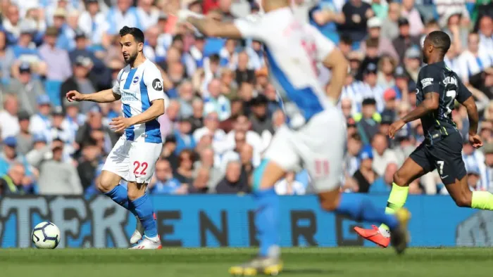 Framed Print : Intense Premier League Showdown: Brighton and Hove Albion vs Manchester City (May 12, 2019) Framed Print : Intense Premier League Showdown: Brighton and Hove Albion vs Manchester City (May 12, 2019)