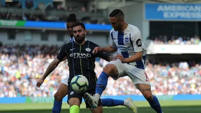 Framed Print : Intense Premier League Showdown: Brighton & Hove Albion vs Manchester City (May 12, 2019) Framed Print : Intense Premier League Showdown: Brighton & Hove Albion vs Manchester City (May 12, 2019)