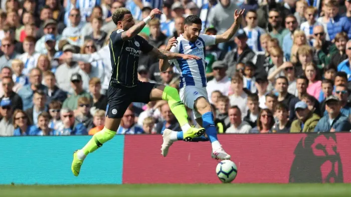 Framed Print : Intense Premier League Showdown: Brighton & Hove Albion vs Manchester City (May 12, 2019) Framed Print : Intense Premier League Showdown: Brighton & Hove Albion vs Manchester City (May 12, 2019)