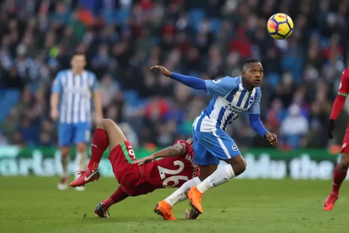 Framed Print : Intense Premier League Showdown: Brighton & Hove Albion vs Swansea City (24FEB18) Framed Print : Intense Premier League Showdown: Brighton & Hove Albion vs Swansea City (24FEB18)