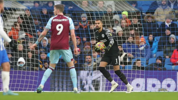 Framed Print : Intense Premier League Showdown: Brighton vs. Burnley (19FEB22) Framed Print : Intense Premier League Showdown: Brighton vs. Burnley (19FEB22)