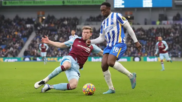 Framed Print : Intense Premier League Showdown: Brighton vs. Burnley (19FEB22) Framed Print : Intense Premier League Showdown: Brighton vs. Burnley (19FEB22)