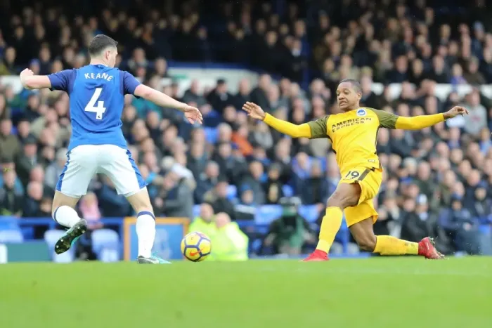 Framed Print : Intense Premier League Showdown: Everton vs. Brighton and Hove Albion at Goodison Park (10MAR18) Framed Print : Intense Premier League Showdown: Everton vs. Brighton and Hove Albion at Goodison Park (10MAR18)