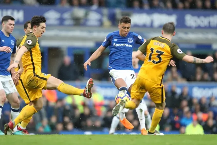 Framed Print : Intense Premier League Showdown: Everton vs. Brighton and Hove Albion at Goodison Park (10MAR18) Framed Print : Intense Premier League Showdown: Everton vs. Brighton and Hove Albion at Goodison Park (10MAR18)