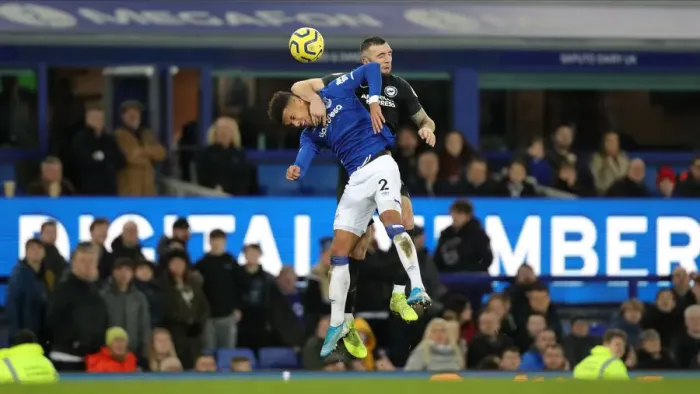 Framed Print : Intense Premier League Showdown: Everton vs. Brighton and Hove Albion at Goodison Park (11Jan20)